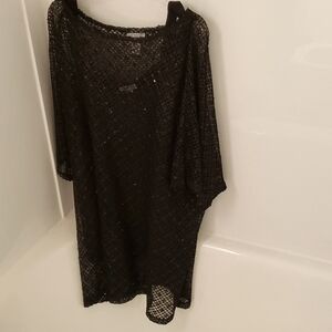 Plus Size Glittery Tunic